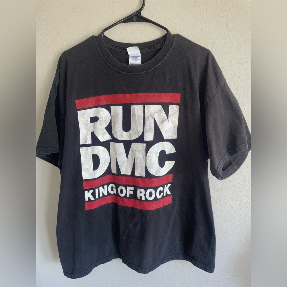 Black RUN DMC Graphic T-Shirt
